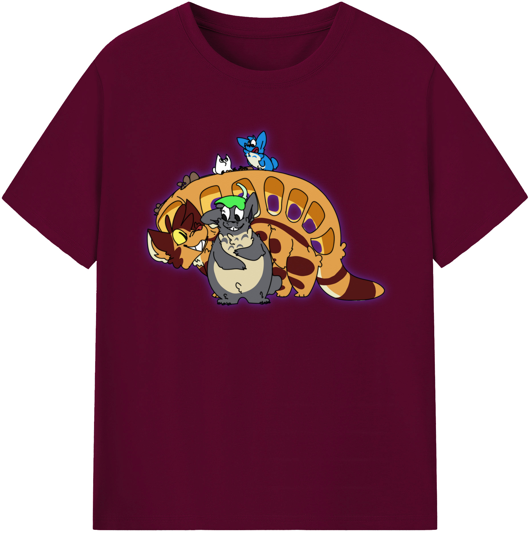 （画像用） となりのトトロ 草壁メイ 草壁サツキ My Neighbor Totoro Satsuki Kusakabe Mei Kusakabe レディースカジュアルプリントTシャツ（綿100％）